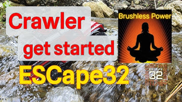 New perfect Brushless System ESCape32 - with Settings for Crawlers