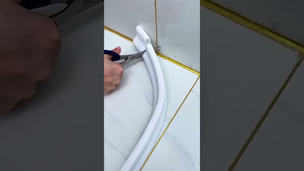 Bathroom Rubber Water Barrier Wet Separation Partition Sealing Strips