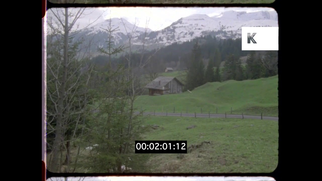 1990s Switzerland Alpine Village 16mm