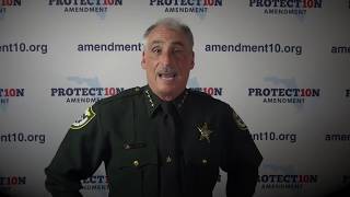 Celebrity Volusia County Sheriff Mike Chitwood: The Importance of Amendment 10 Profile