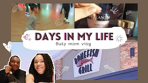 DAYS IN MY LIFE SAHM  | Double Date night | Skating, Shopping, Grwm