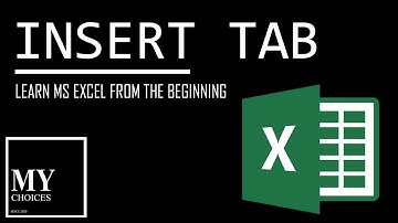 Learn MS Excel Part 3 | Insert Tab