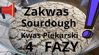 Zakwas  kwas piekarski  sourdough Co jest ważne ? Odc 1