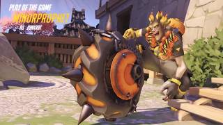 Junkrat Quintuple Kill on Hanamura Defense