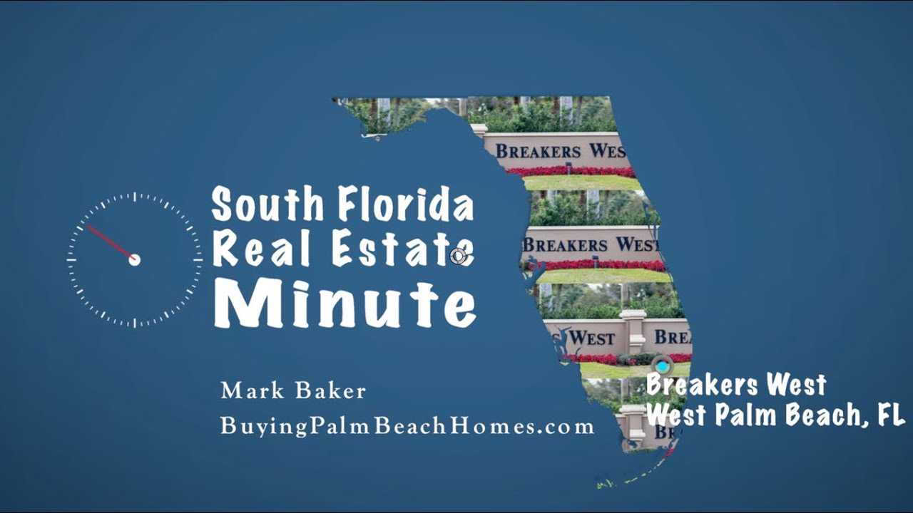 Breakers West Homes for Sale Market Report West Palm Beach FL YouTube
