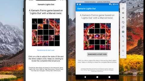 "Lights Out" puzzle clone with Xamarin.Forms