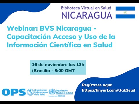 Taller Acceso y Uso de la Información en Salud / BVS Nicaragua