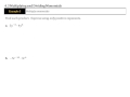 Quiz on Multiplying and Dividing Monomials
