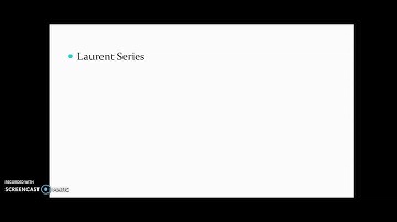 Laurent series expansion| Functions of complex variables| MSc S2 Mathematical physics
