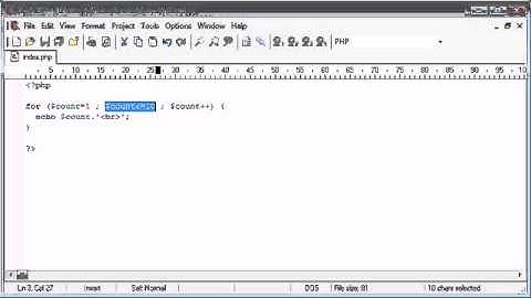 27. for Loop  PHP Course Beginner PHP Tutorial  Redstone