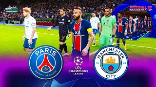 eFootball PES 2021 | PSG ضد MANCITY 6-2