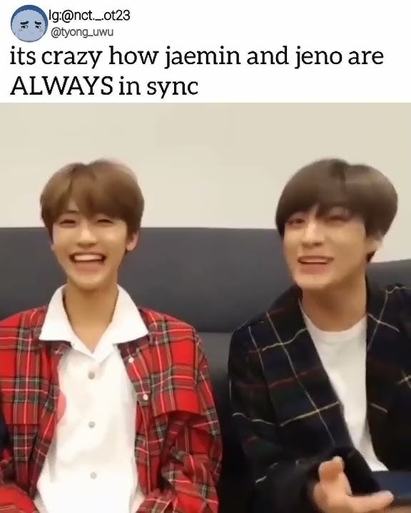 it's crazy how jasmin and jeno are always in sync..... #nct #nctdream #jeno #jaemin #tds