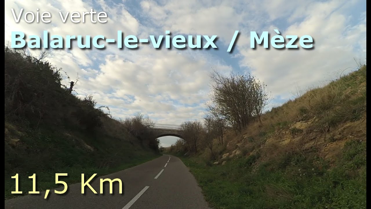 Voie verte Balaruc-le-Vieux / Mèze (Vélo, marche, course à pied)
