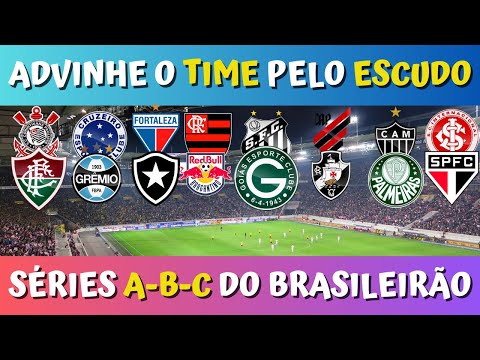 Adivinhe Time do Brasileirão Pelo Escudo QUIZ de Futebol Brasileirão  #brasileirão 