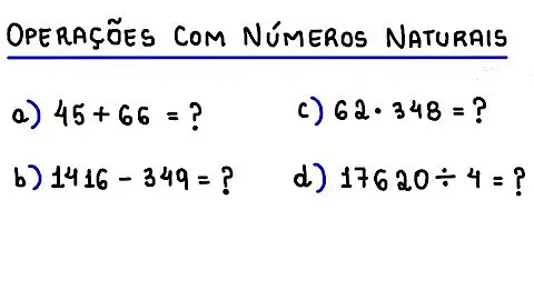 Como fazer uma operação de números inteiros?