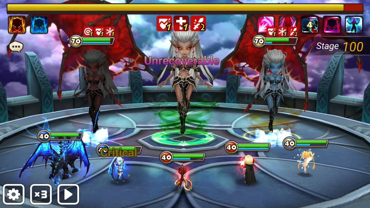 Summoners War : Lyrith TOAH 100 Boss Full Battle