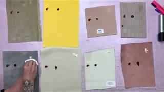 видео: Тест ткани на загрязнения. Велюр, микровелюр, флок. картинка: Тест ткани на загрязнения. Велюр, микровелюр, флок.