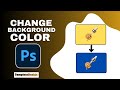 How to Change the Background Color of a Picture in Photoshop
