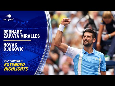 Bernabe Zapata Miralles vs. Novak Djokovic Extended Highlights 