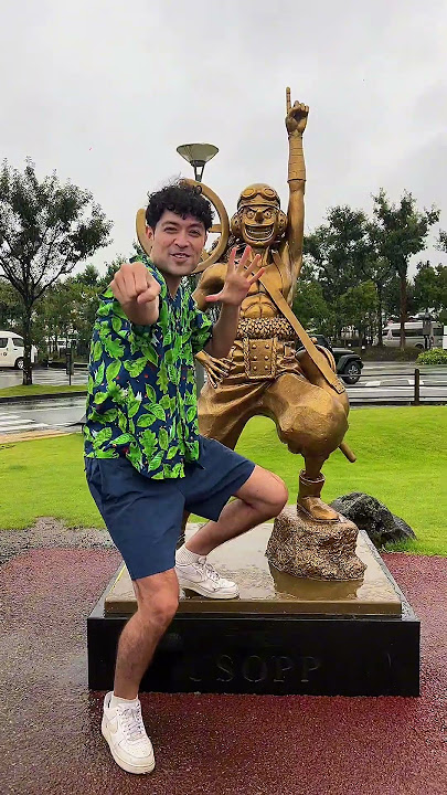 10 ONE PIECE Statues in Japan 🏴‍☠️#onepiece #luffy #anime