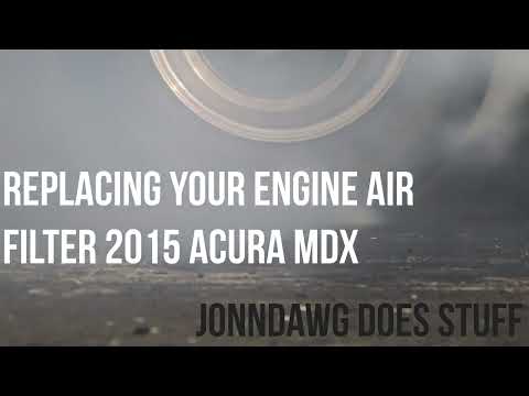 2014-2020 Acura MDX Simple Engine Air Filter Replacement! (DIY)