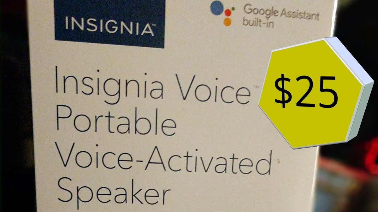 Insignia Bluetooth Speaker with Google Assistant