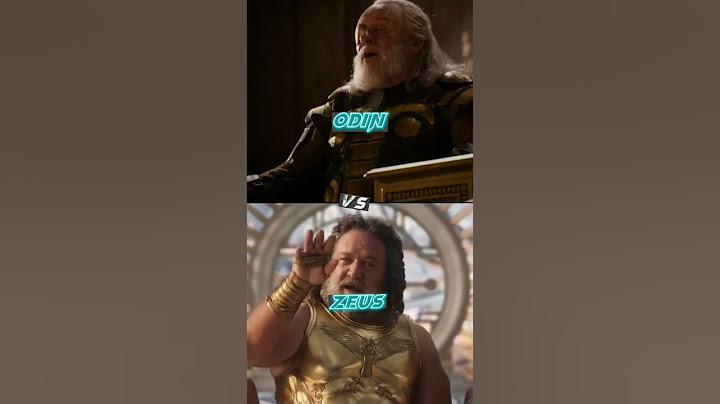 ODIN vs ZEUS Battle Comparison (COMICS)