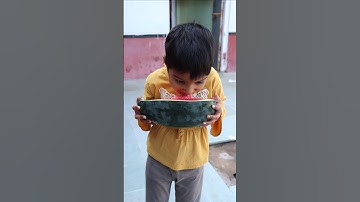My Happy 🤣😛 Watermelon 🍉 #shorts #viral #watermelon #sister #love