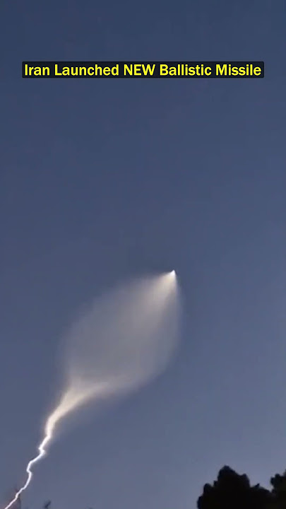 Iran Launched NEW Type of Ballistic Missile