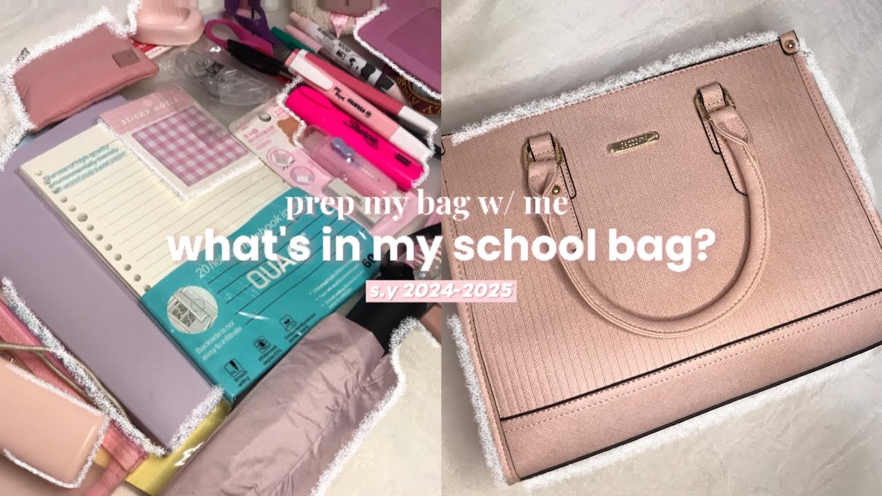 luna diaries | back to school supplies haul + prep my bag with me 👜📝🎀