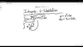 U-Substitution Example