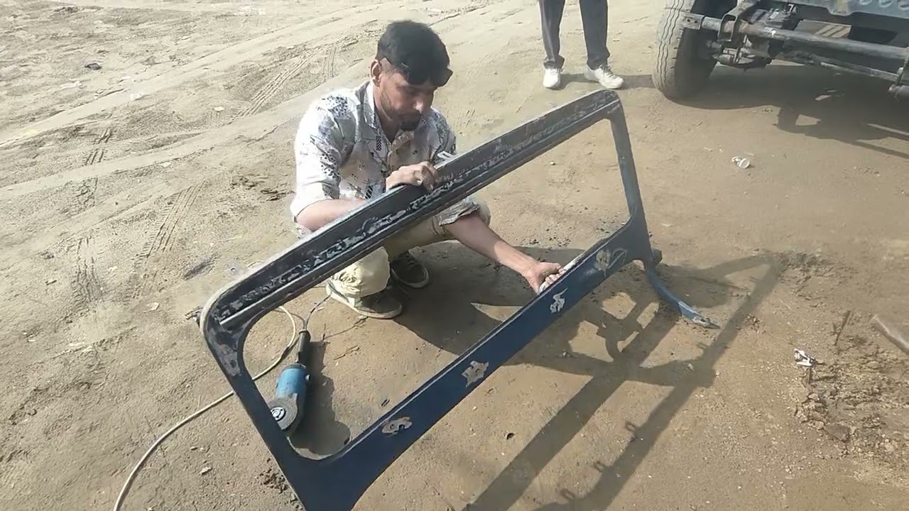Jeep shisha frame repairing