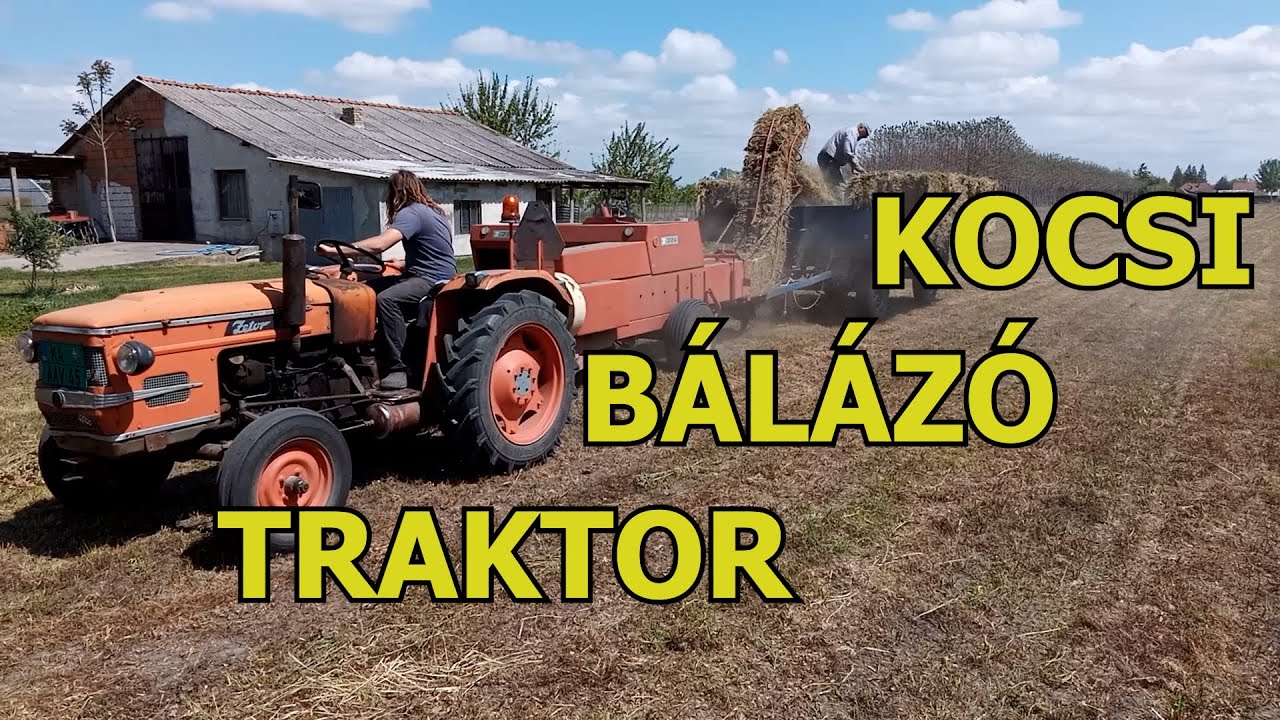 Hereszéna betakarítás | RENDSODRÁS és BÁLÁZÁS | Zetor 2511 |