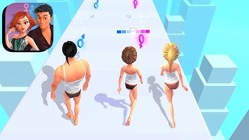 Gender Run - All Levels Gameplay Android,ios (Levels 1-4)