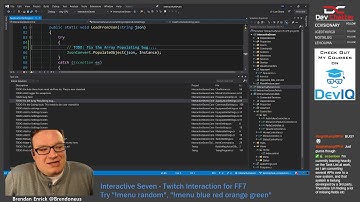 Programming our C# WPF and AspNetCore FF7 Application - Ep 219