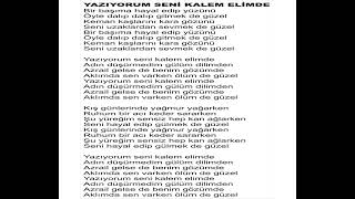 Yazıyorum Seni Kalem Elimde Karaoke