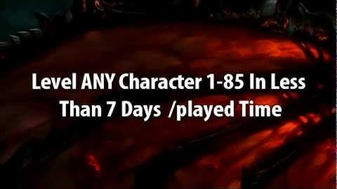 WoW Leveling Guide. 1-90 in 3 days - The fastest way to max level!