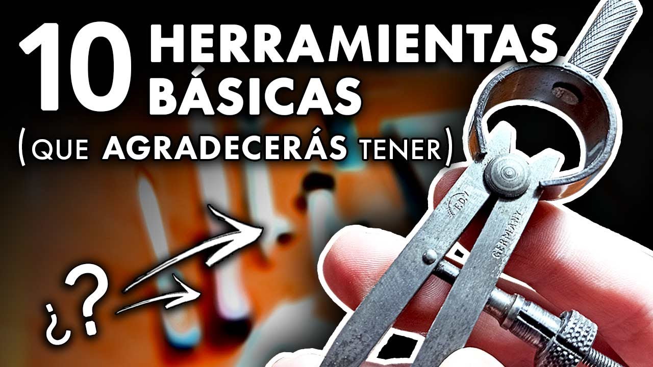 realimentación recoger Parlamento 10 HERRAMIENTAS BÁSICAS para ARTESANÍA ✓ (O taller de MANUALIDADES,  JOYERÍA, MODELISMO, DIY...) - YouTube
