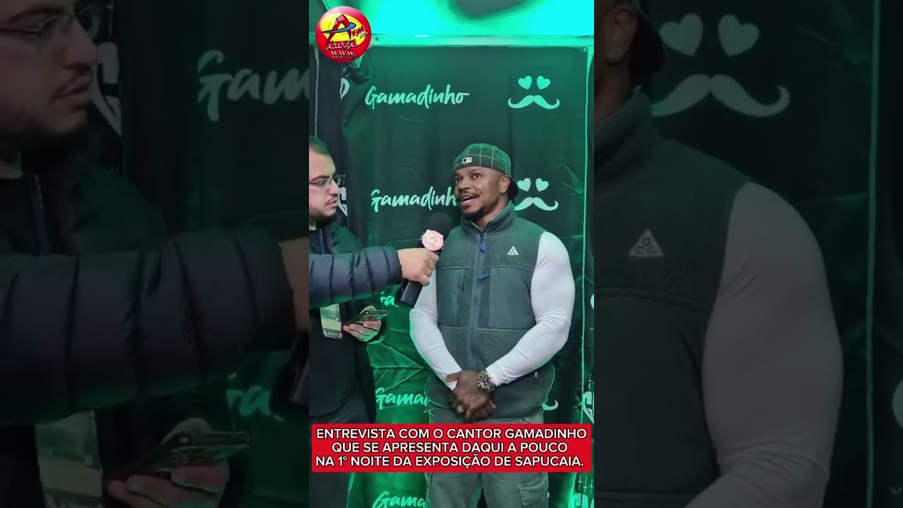 ENTREVISTA COM O CANTOR GAMADINHO  NA EXPOSIÇÃO DE SAPUCAIA-RJ - RÁDIO ATIVA FM