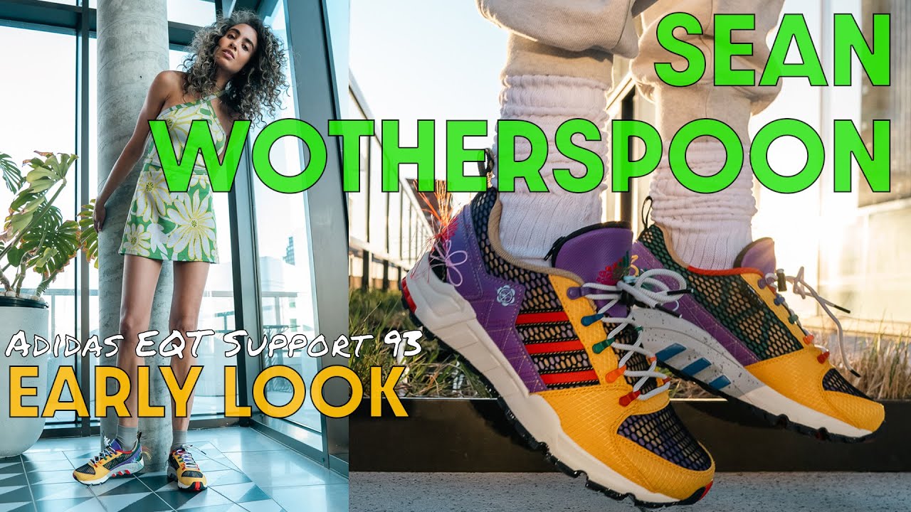 EARLY LOOK! Adidas x Sean Wotherspoon Equipment Support 93 Review and to Style - YouTube