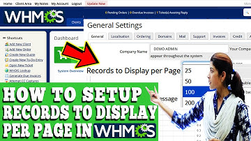 HOW TO SETUP RECORDS TO DISPLAY PER PAGE IN WHMCS? [STEP BY STEP]☑️