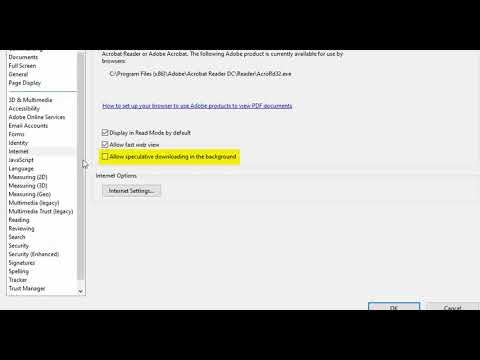 Speeding Up Adobe Reader
