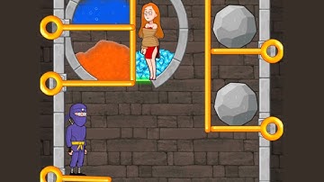 Save Her Hard Level Puzzle Spy New Gameplay ♡ Pull The Pin Game