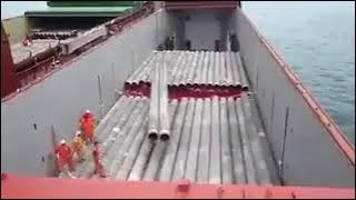 Old video on pipe lifting - offshore.