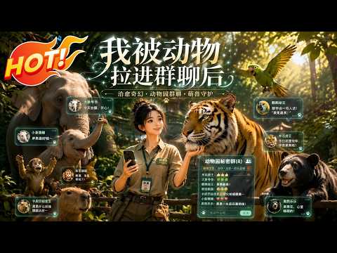 ⚡【新番速递】《我被动物拉进群聊后》意外误入动物聊天群，看我如何联手百兽手撕黑心动物园 #漫剧 #玄幻 #逆袭 #爱看动漫