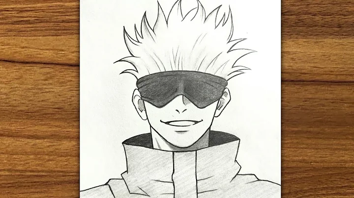 How to draw Gojo Satoru Easy For Beginners | Anime Drawing Tutorial | Easy Pencil Sketch | Gojo Art