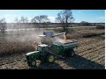 2021 corn harvest drone shots 4k