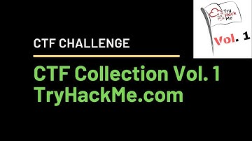 Live CTF - CTF Collection Vol 1 - TryHackMe.com