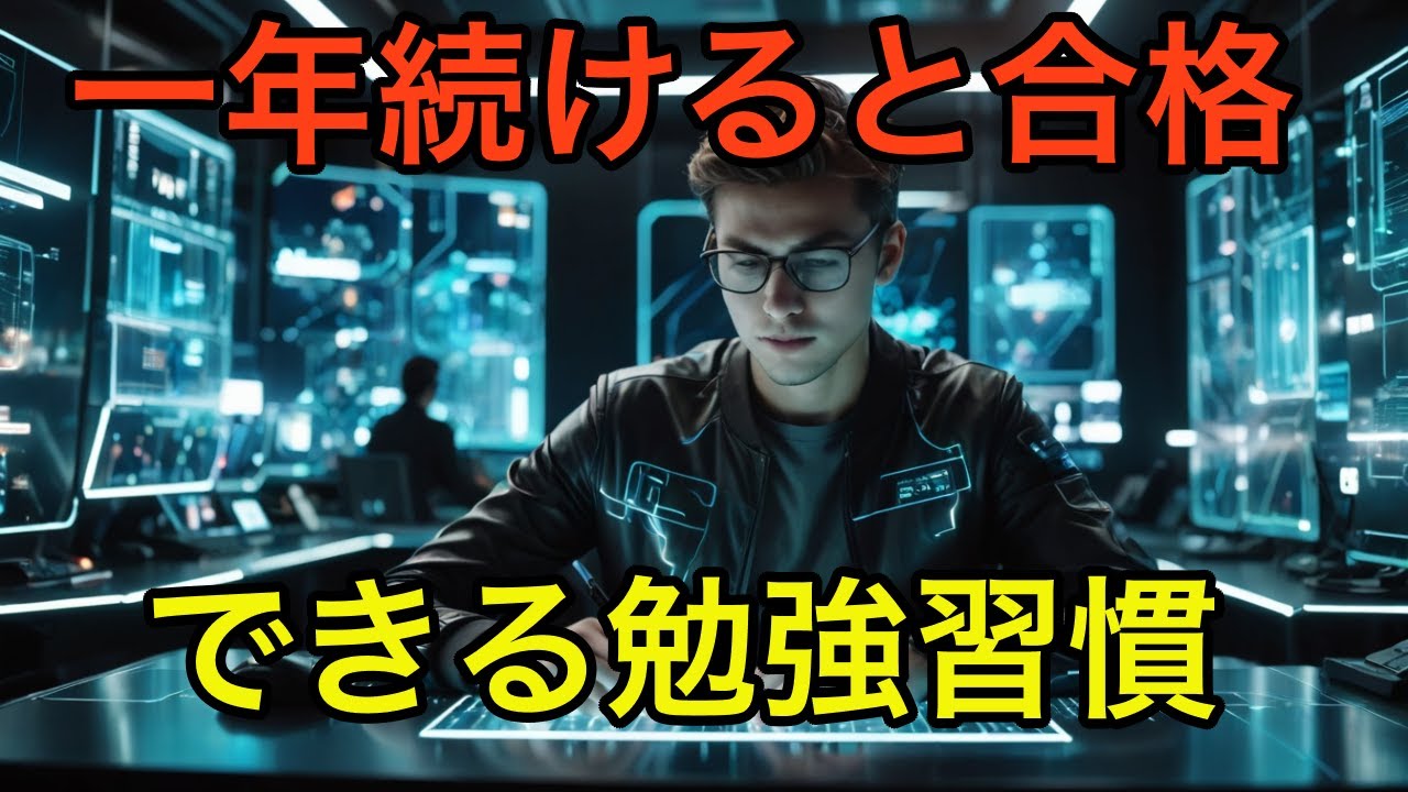 人生激変！1年間続けると合格できる勉強習慣10選