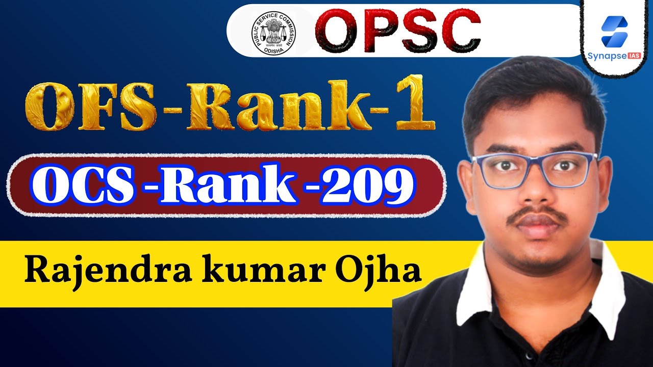 Рейтинг OFS-1 | Рейтинг OCS-209 | Раджендра Ку Оджха, наш основной студент серии тестов, 9668714858